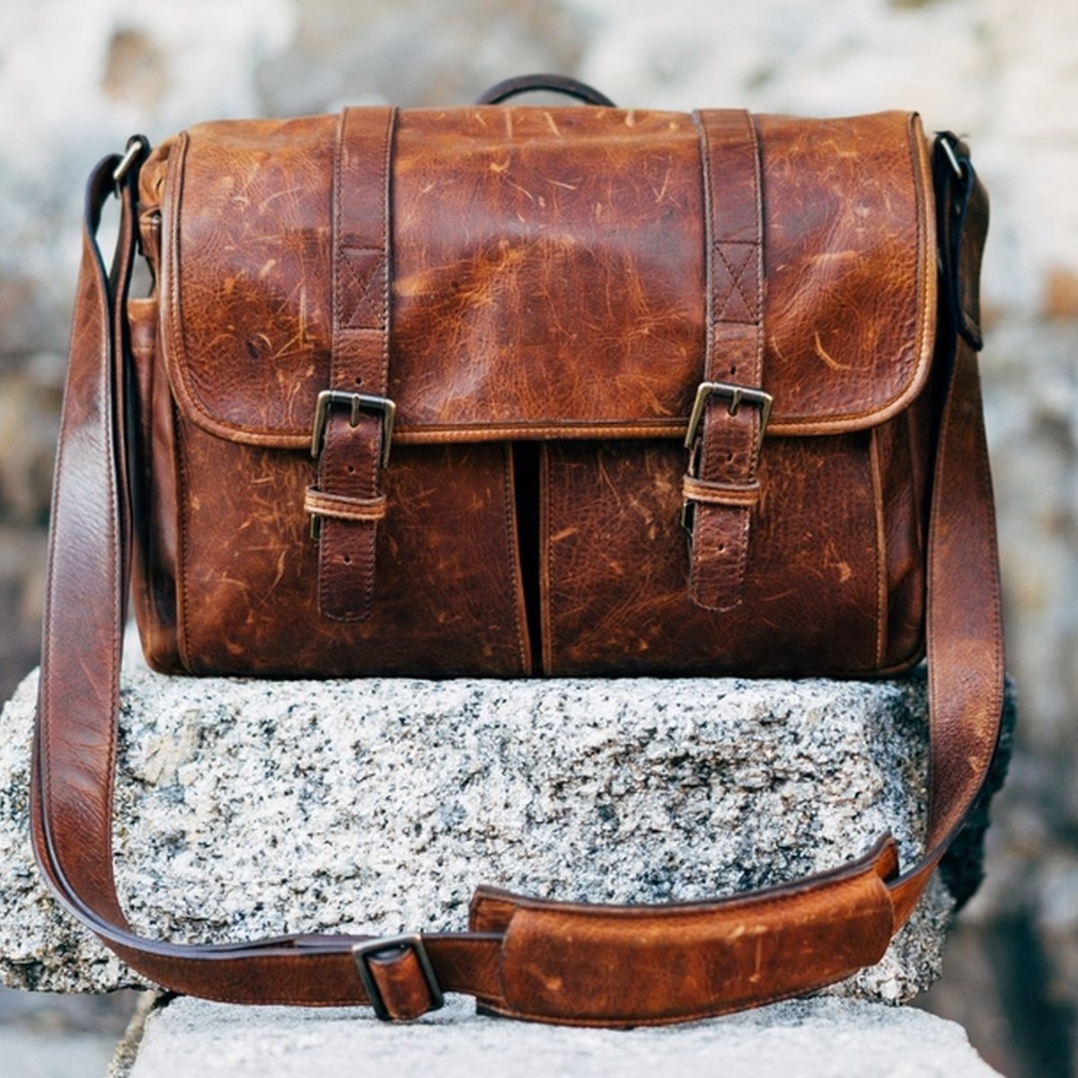Sac week-end en cuir