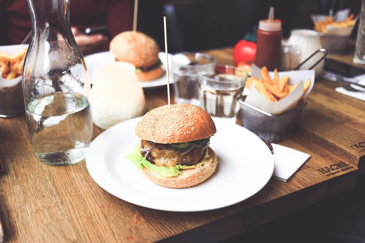 Burger du Comptoir, frites maison